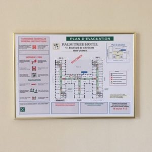 Plan d'évacuation